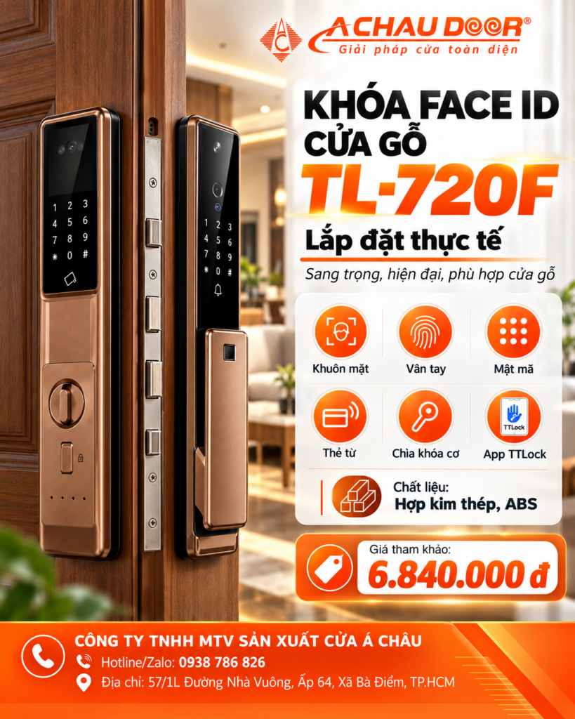 Khóa Face ID cửa gỗ TL-720F 2 TL-720F