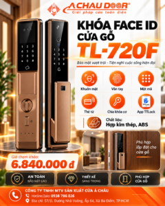 Khóa Face ID cửa gỗ TL-720F