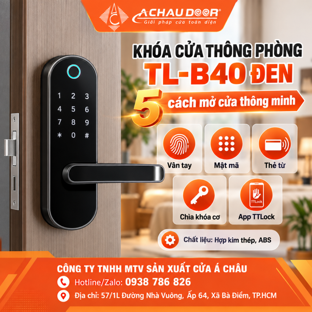 khóa cửa thông phòng TL-B40 1 TL-B40