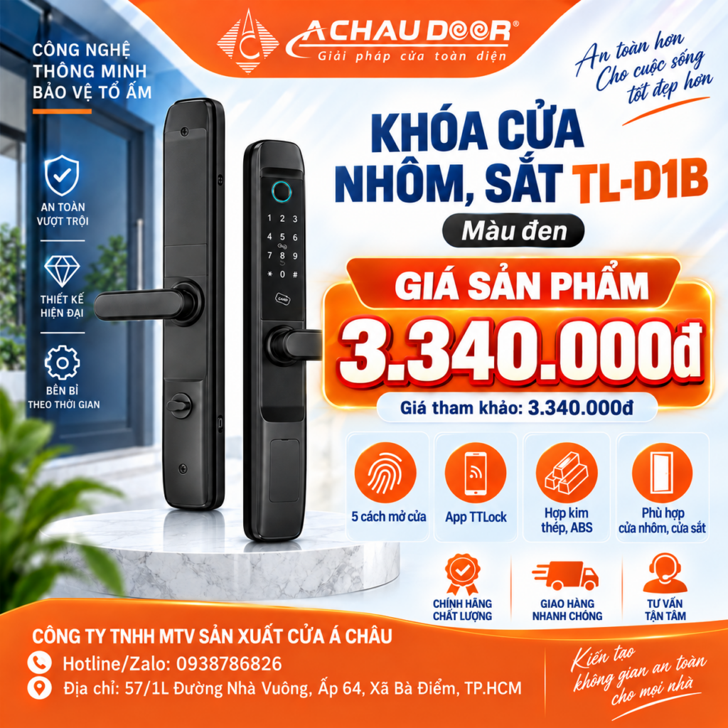 Khóa cửa nhôm sắt TL-D1B 3 TL-D1B