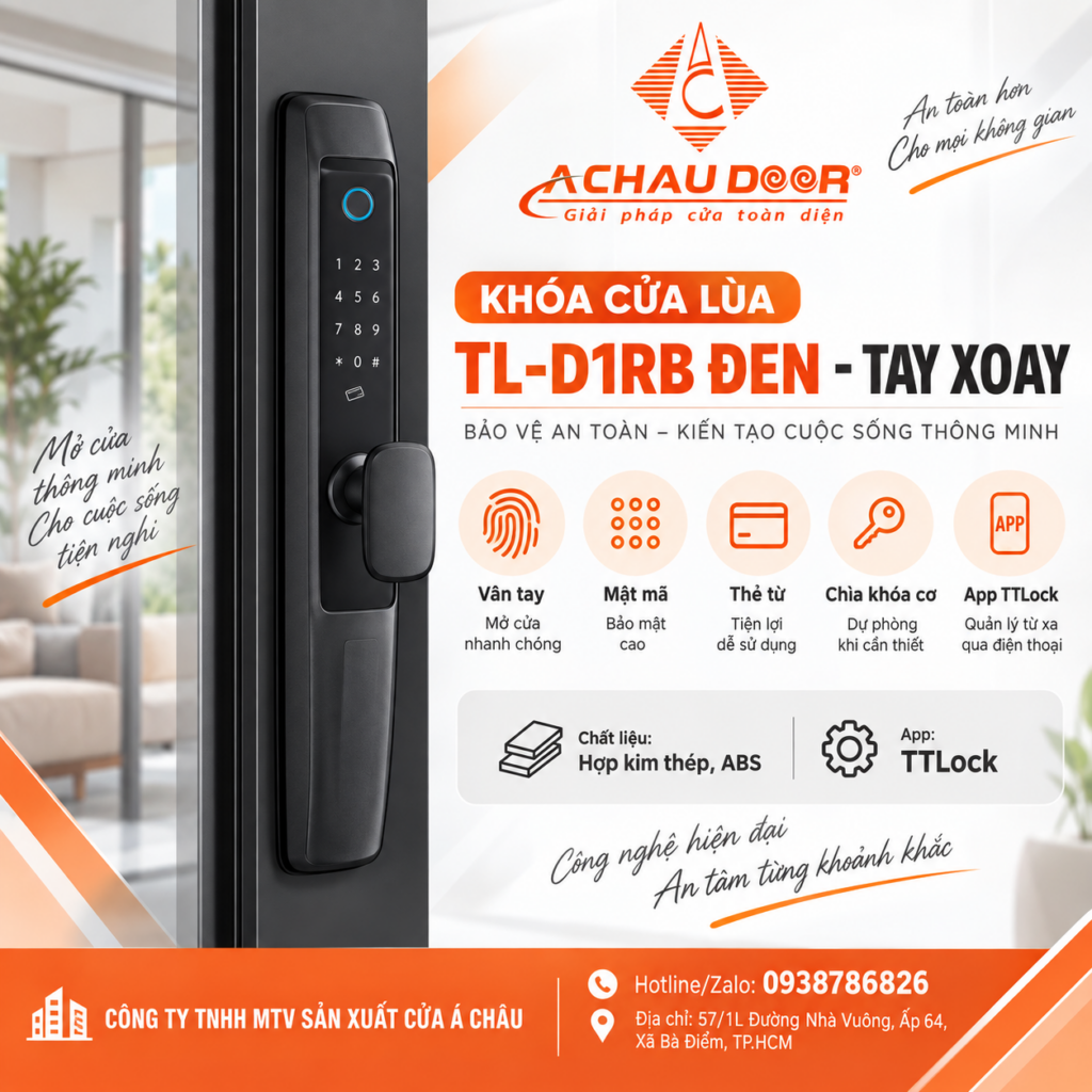 Khóa cửa lùa TL-D1RB 1 TL-D1RB