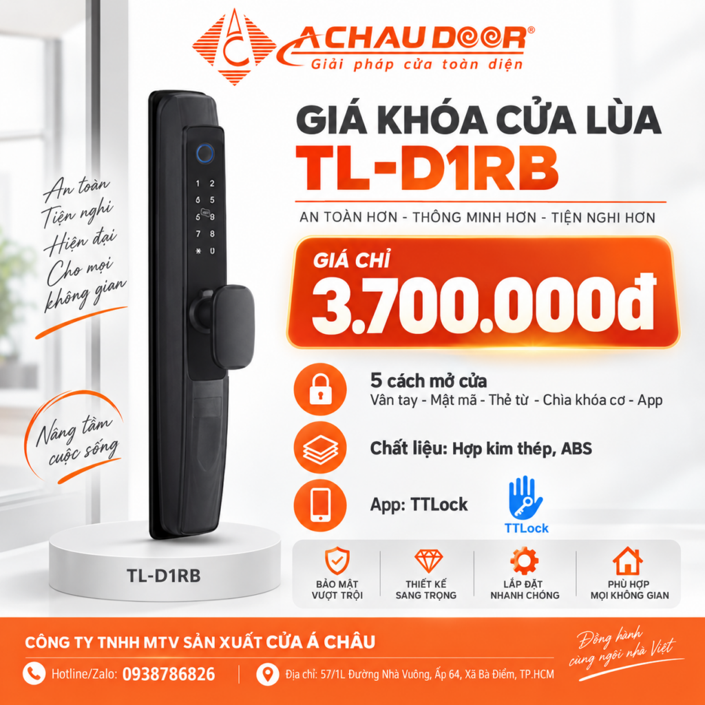 Khóa cửa lùa TL-D1RB 3 TL-D1RB