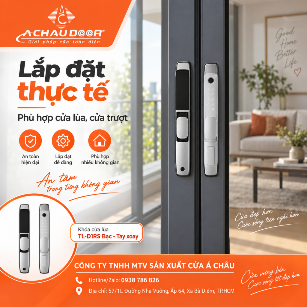 Khóa cửa lùa TL-D1RS 2 TL-D1RS