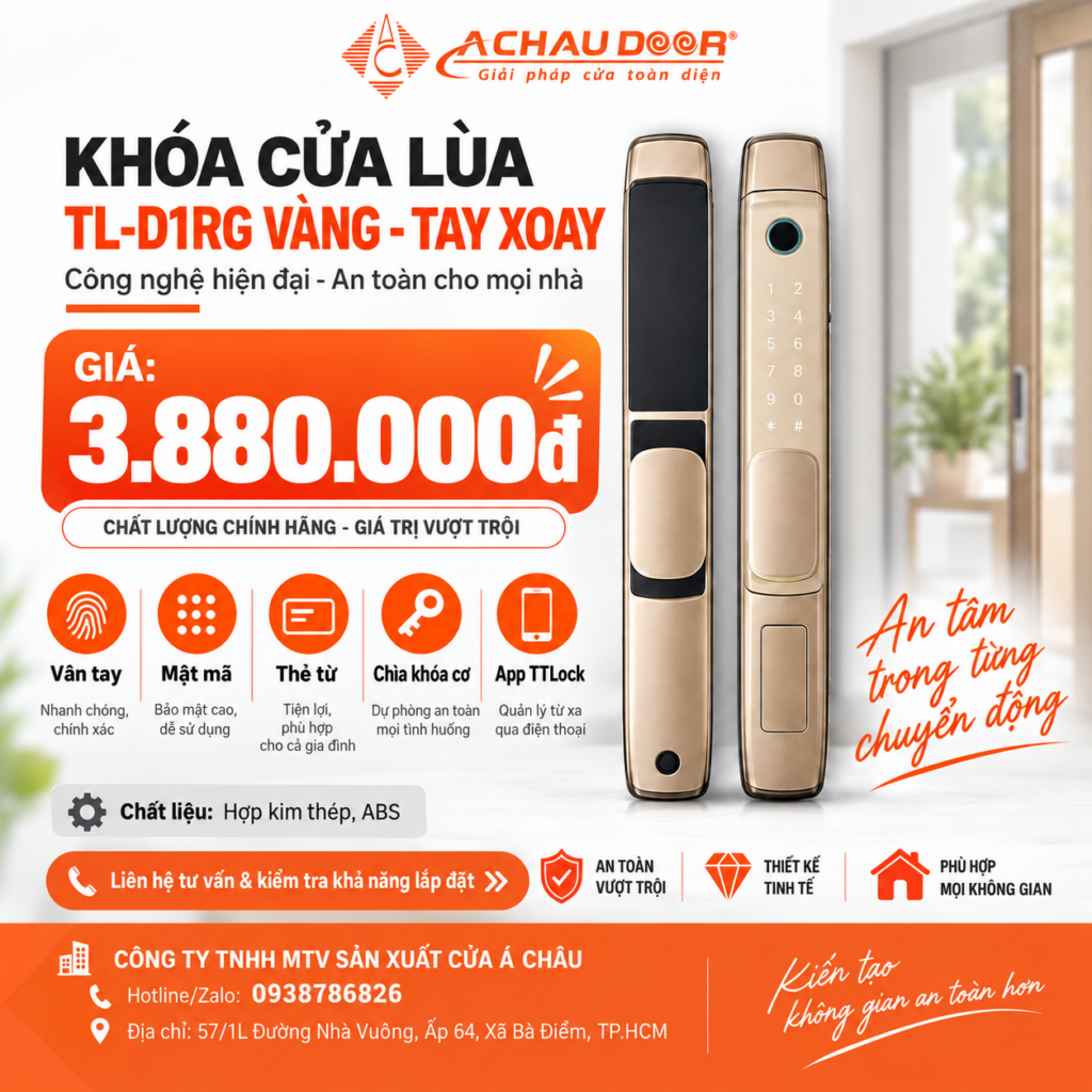 Khóa cửa lùa TL-D1RG 3 TL-D1RG
