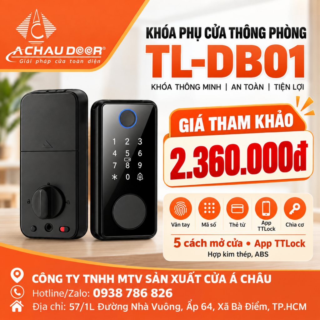 Khóa phụ cửa thông phòng TL-DB01 3 TL-DB01
