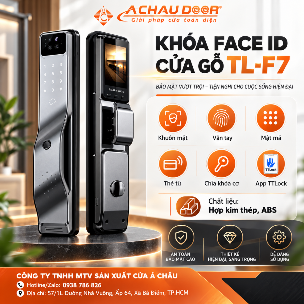 khóa Face ID cửa gỗ TL-F7 1 TL-F7