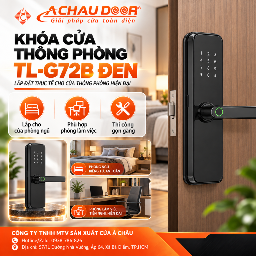 khóa cửa thông phòng TL-G72B 2 TL G72B 1
