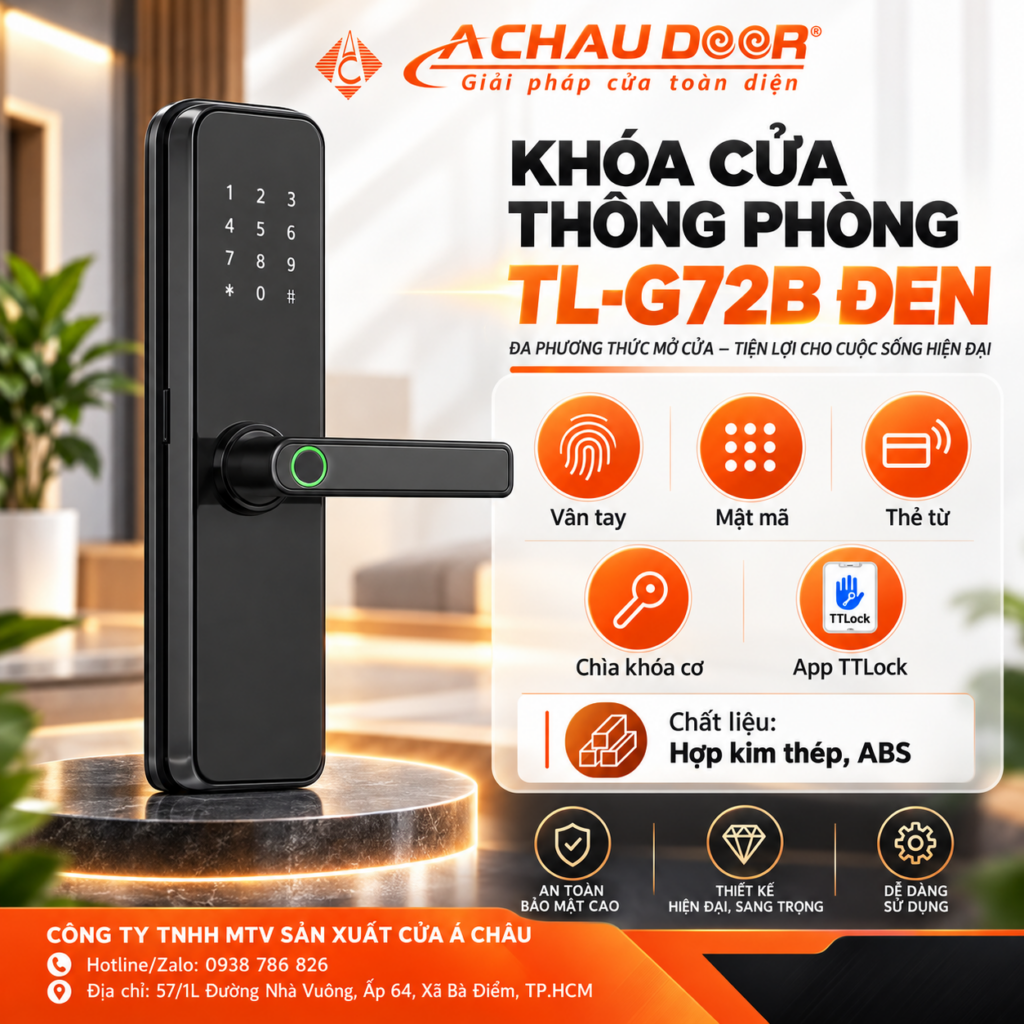 khóa cửa thông phòng TL-G72B 1 TL G72B