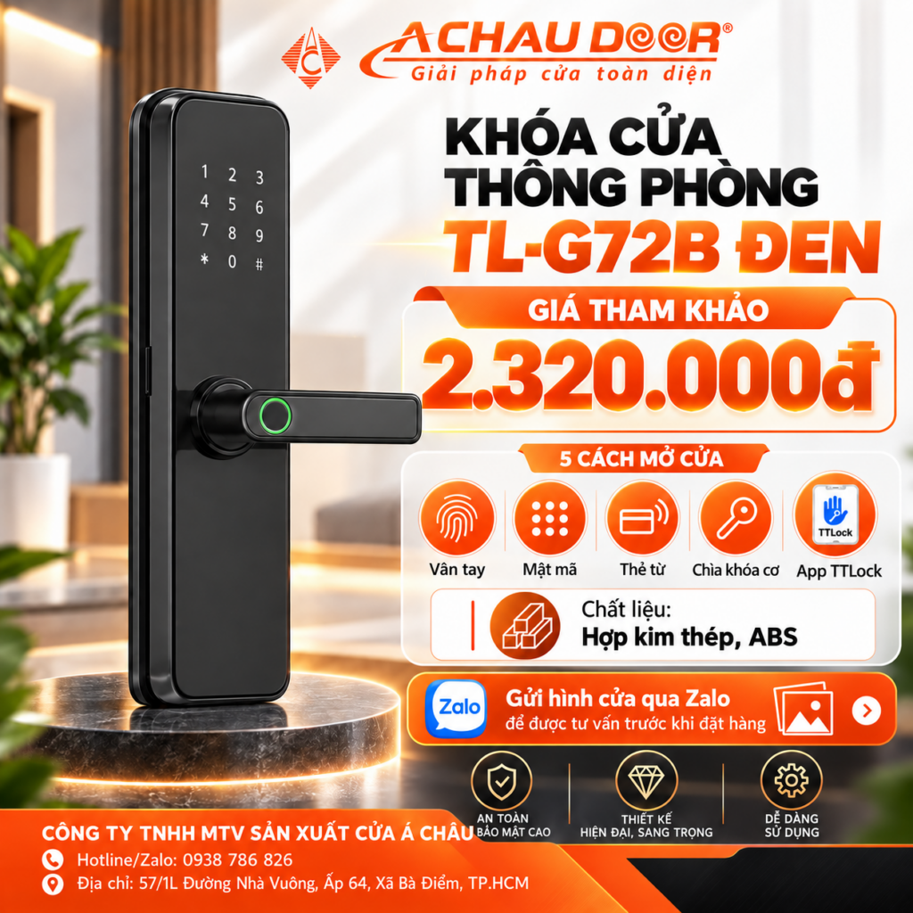 khóa cửa thông phòng TL-G72B 3 TL G72B 2