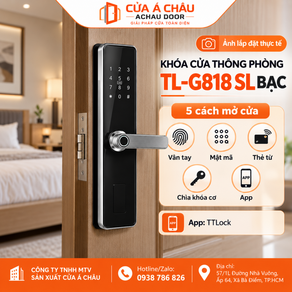 Khóa cửa thông phòng TL-G818SL 2 TL-G818SL
