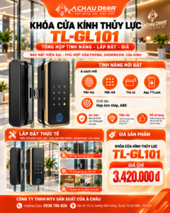 Khóa cửa kính thủy lực TL-GL101