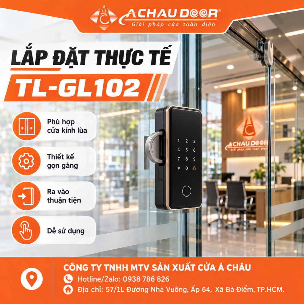 Khóa cửa kính thủy lực lùa TL-GL102 2 TL GL102 1