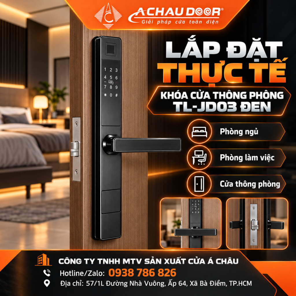 Khóa cửa thông phòng TL-JD03 2 TL-JD03