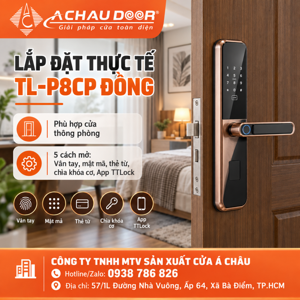 khóa cửa thông phòng TL-P8CP 2 TL-P8CP