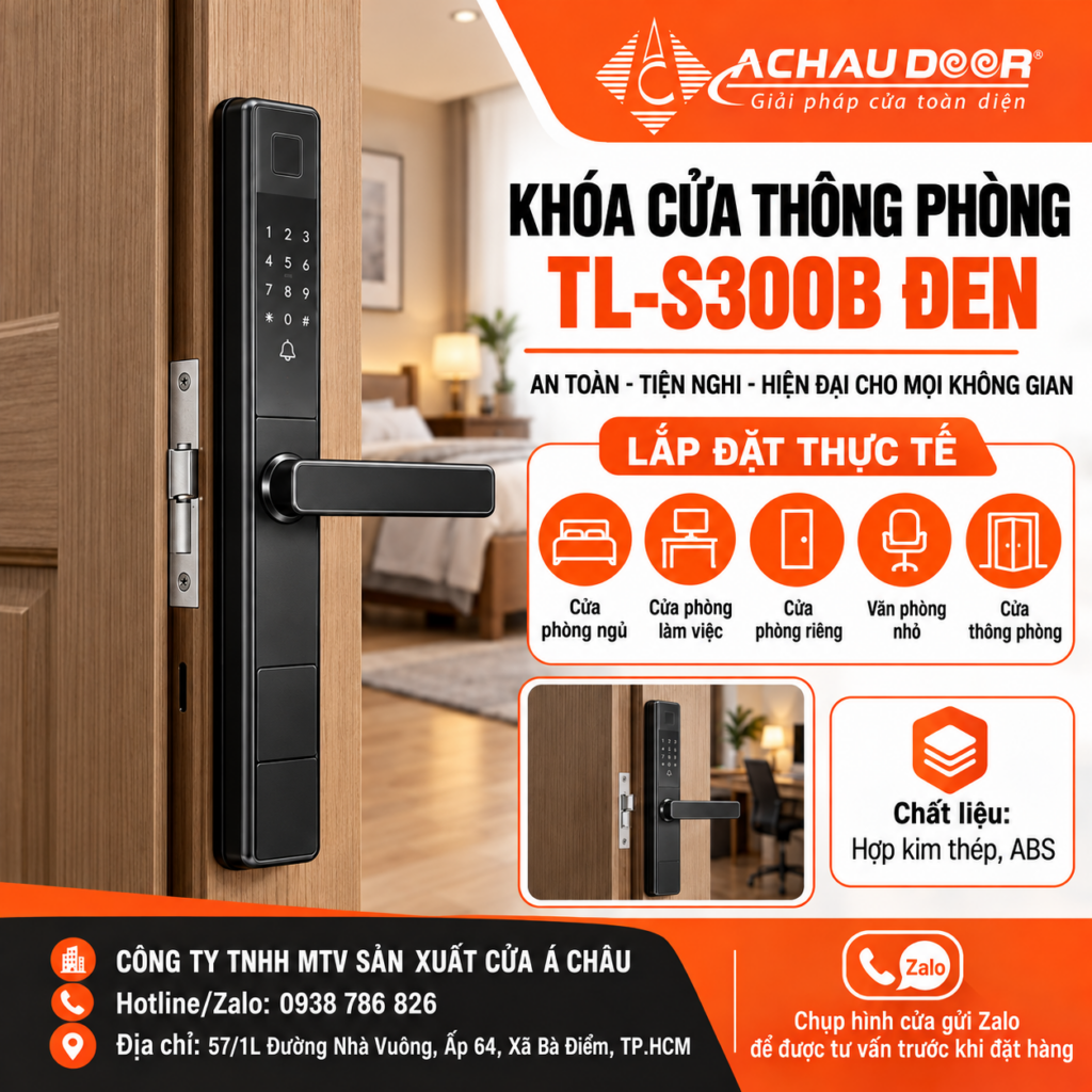 Khóa cửa thông phòng TL-S300B 2 TL S300B 1