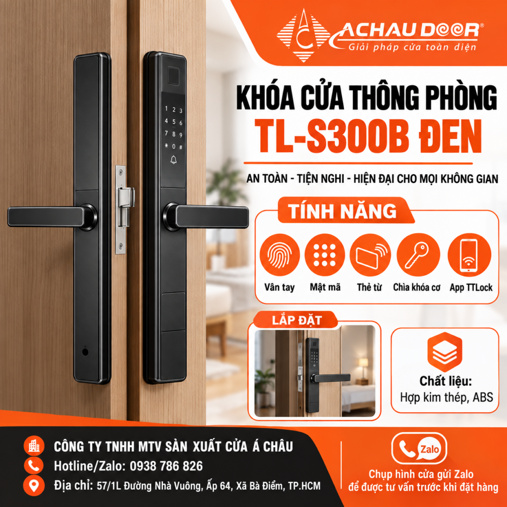 Khóa cửa thông phòng TL-S300B 1 TL S300B