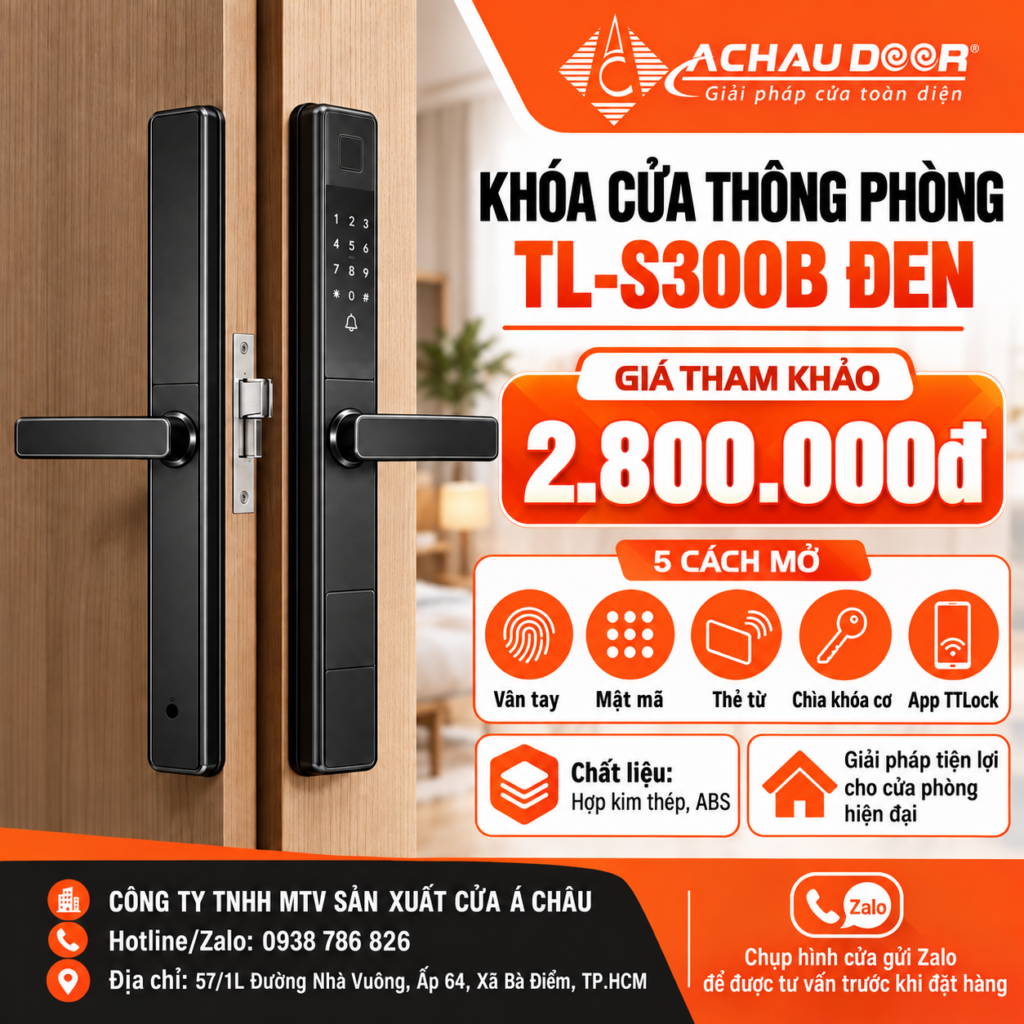 Khóa cửa thông phòng TL-S300B 3 TL S300B 2