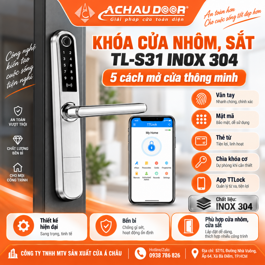 Khóa cửa nhôm TL-S31 1 TL-S31