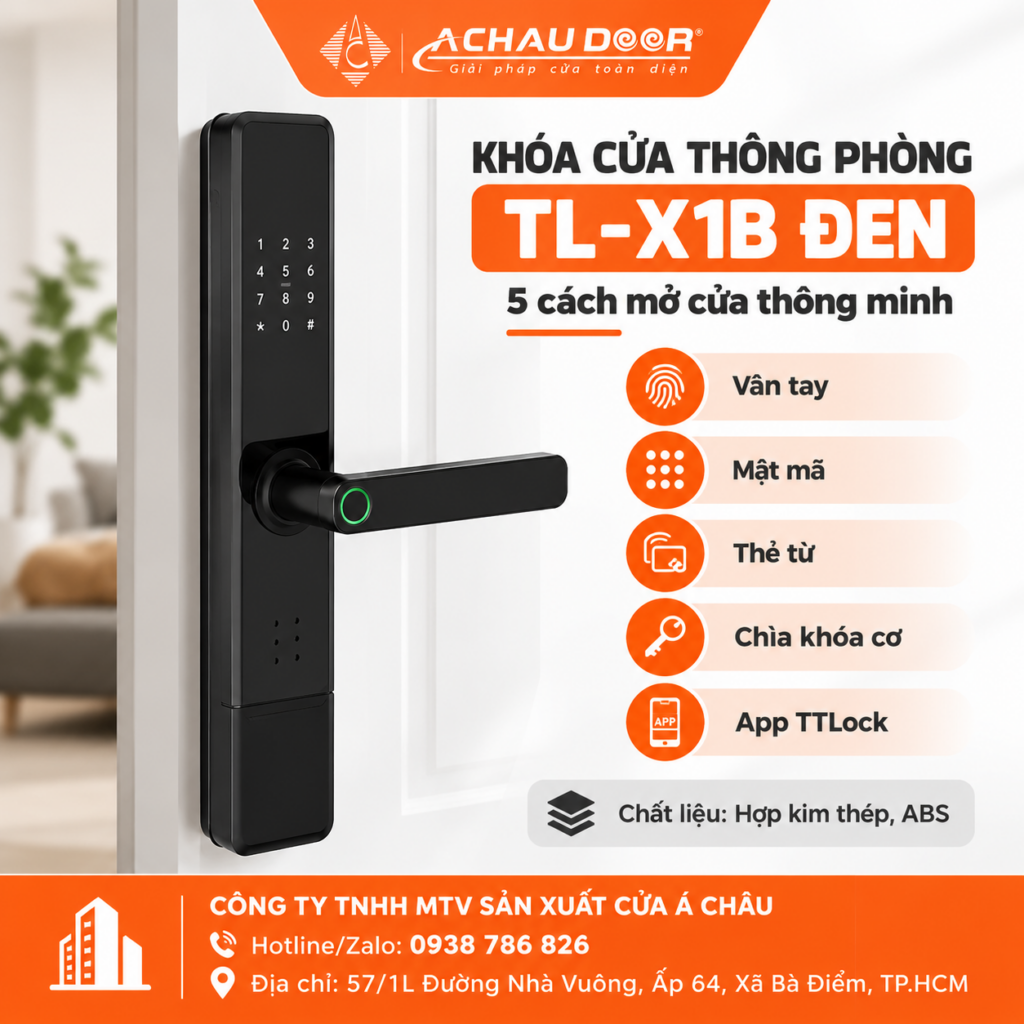 Khóa cửa thông phòng TL-X1B 1 TL-X1B