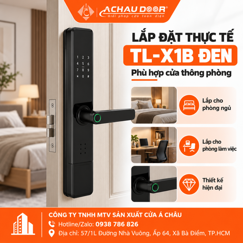 Khóa cửa thông phòng TL-X1B 2 TL-X1B