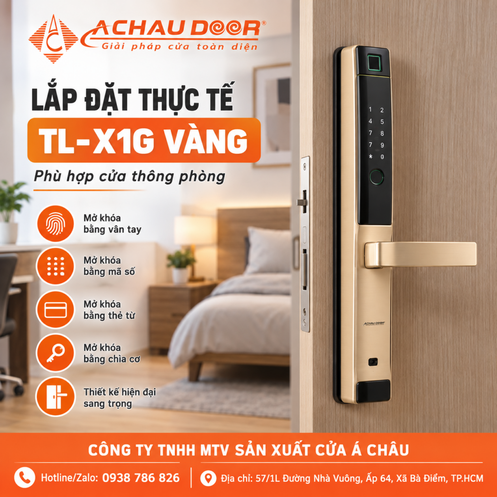 Khóa cửa thông phòng TL-X1G 2 TL X1G 1