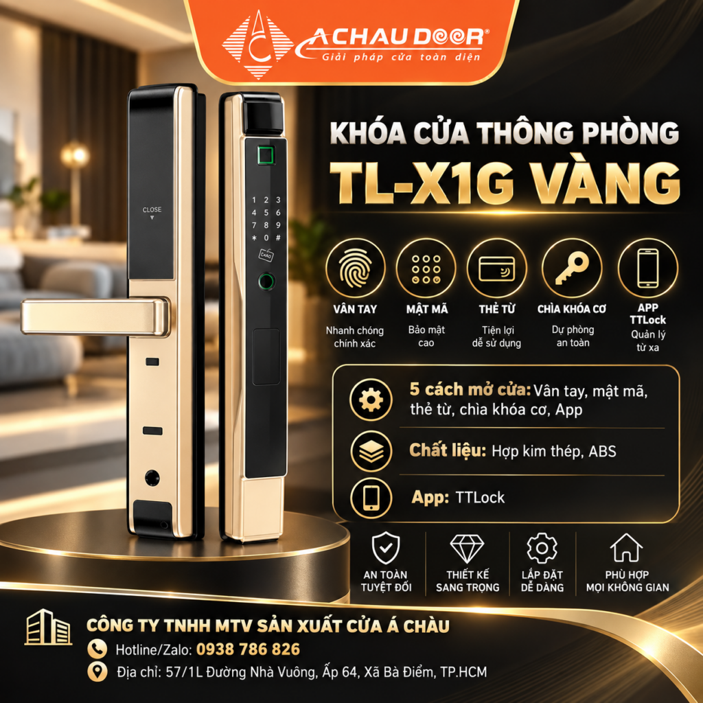 Khóa cửa thông phòng TL-X1G 1 TL-X1G