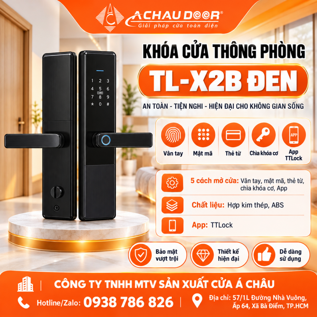 Khóa cửa thông phòng TL-X2B 1 TL-X2B