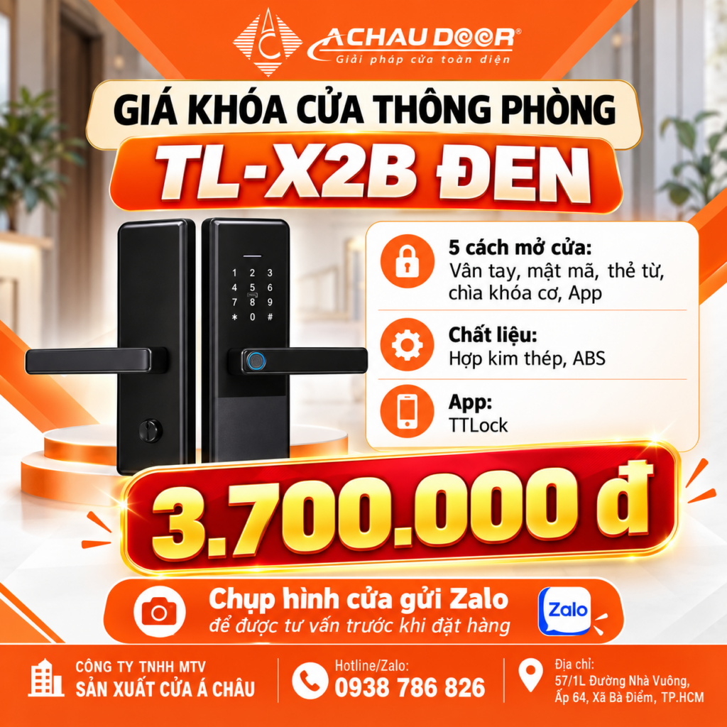 Khóa cửa thông phòng TL-X2B 3 TL-X2B