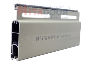 Cửa Cuốn Đức Khe Thoáng Mitadoor MT503R, Móc dày 1.4mm, Chân dày 1.3mm – TL 9,5 kg/m²